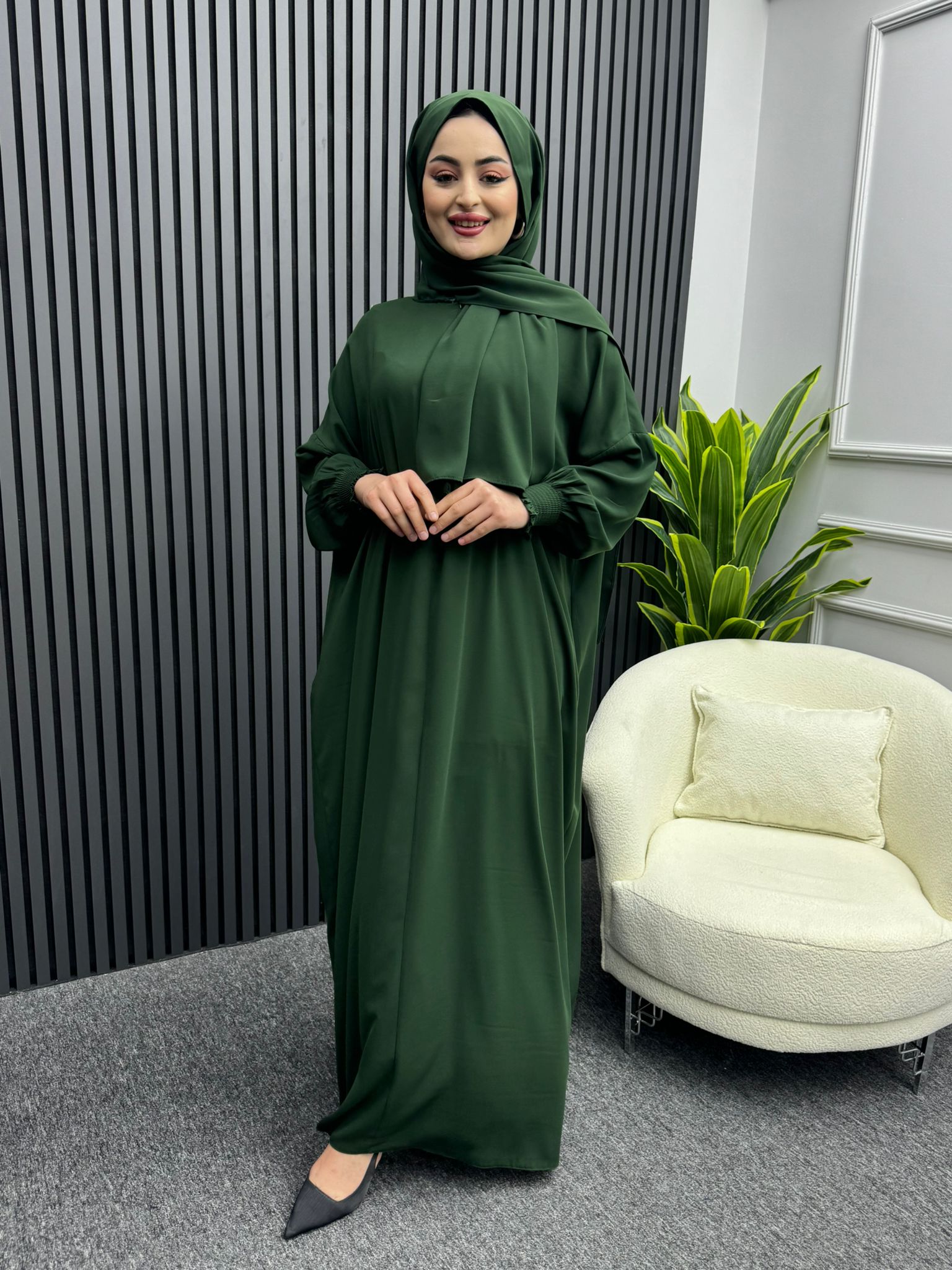 Hafsa Namaz Elbise Yeşil